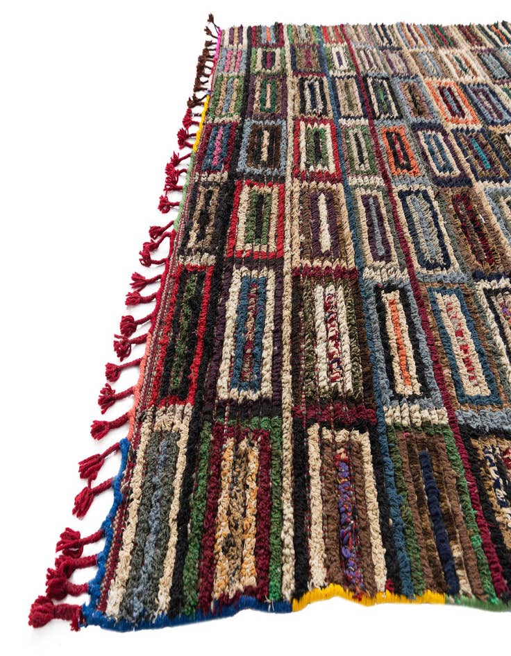 Detail image of 5' x 8' 4  Hand Knotted Moroccan Wool Rug