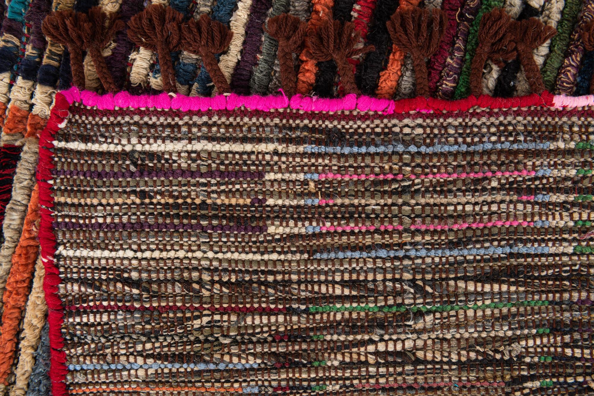 5' x 8' 4 Hand Knotted Moroccan Wool Rug