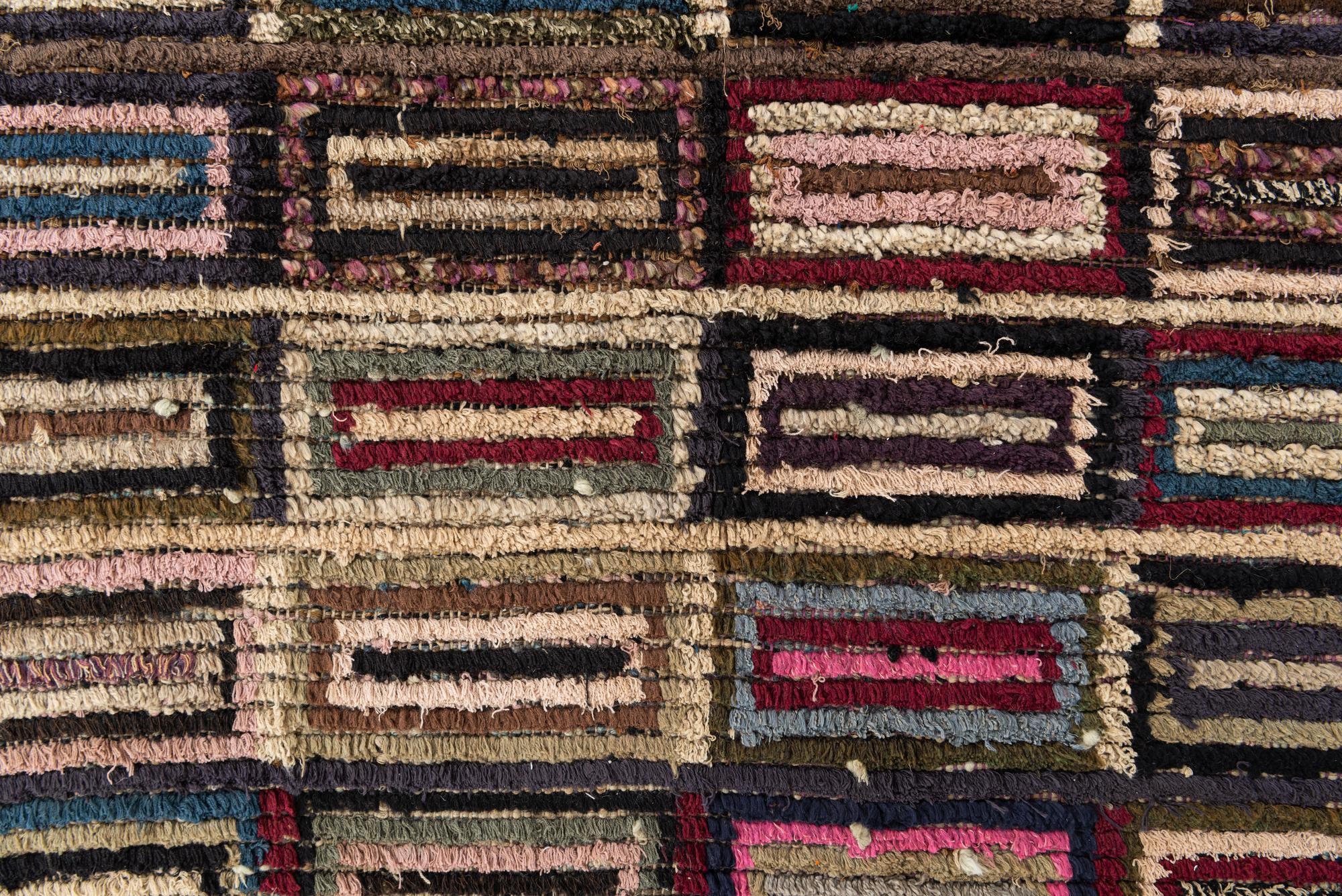5' 4 x 8' 1 Hand Knotted Moroccan Wool Rug
