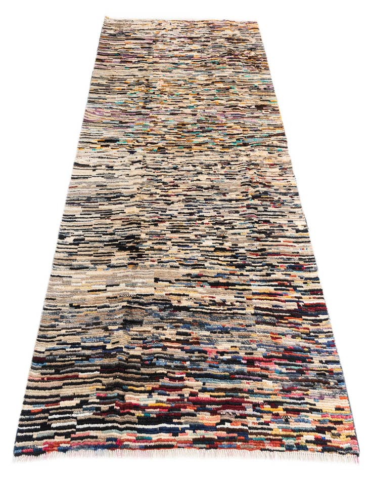 Detail image of 5' 7 x 8' 1  Hand Knotted Moroccan Wool Rug