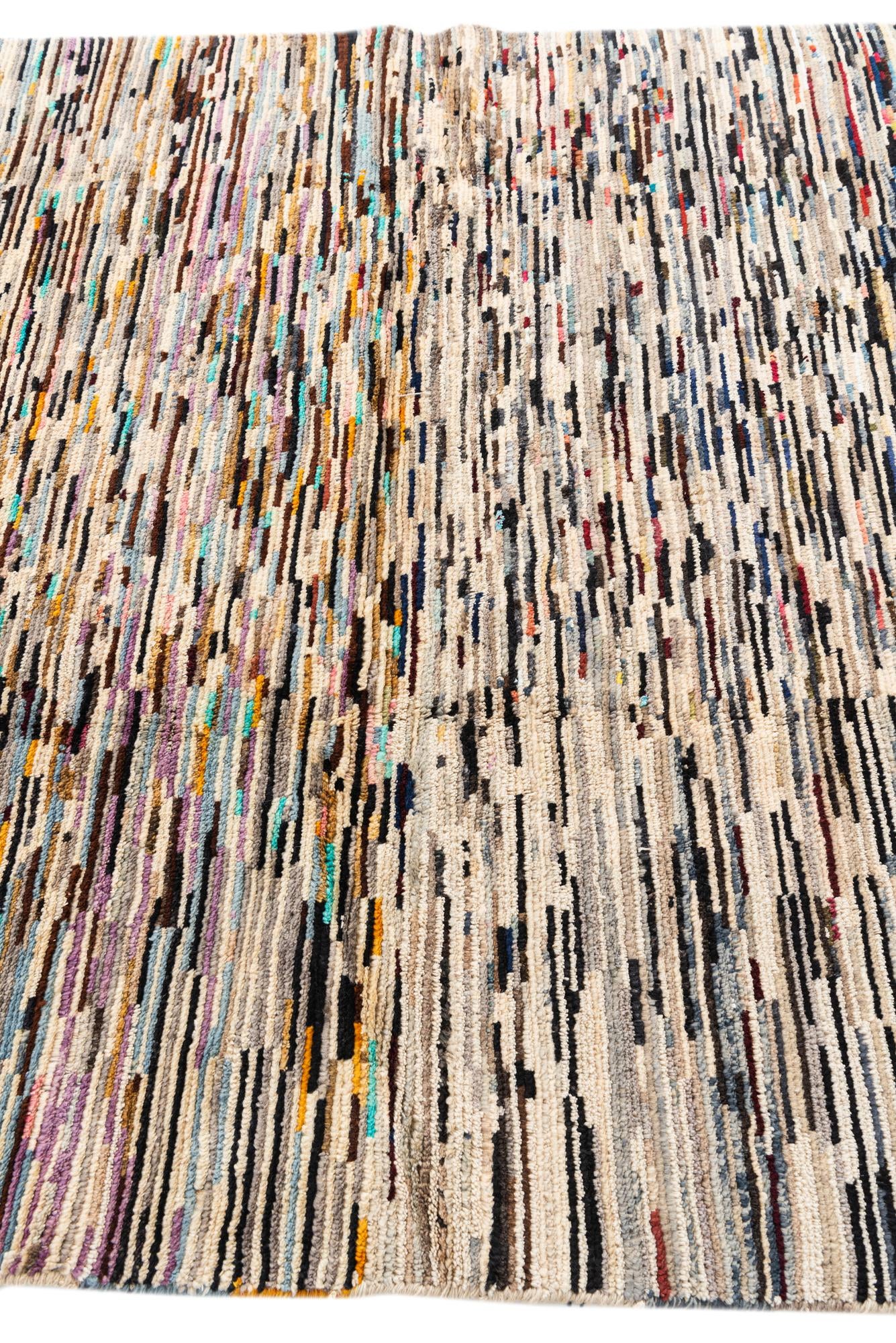5' 7 x 8' 1 Hand Knotted Moroccan Wool Rug
