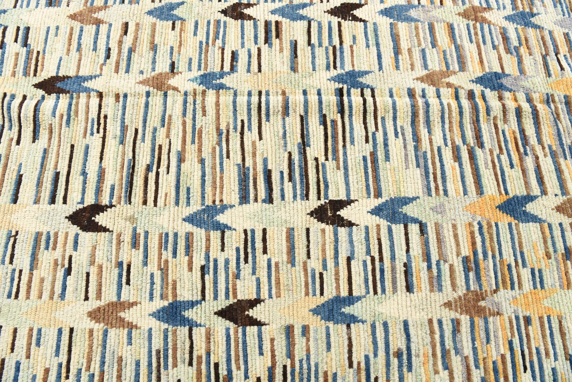 6' 4 x 9' 4 Hand Knotted Moroccan Wool Rug