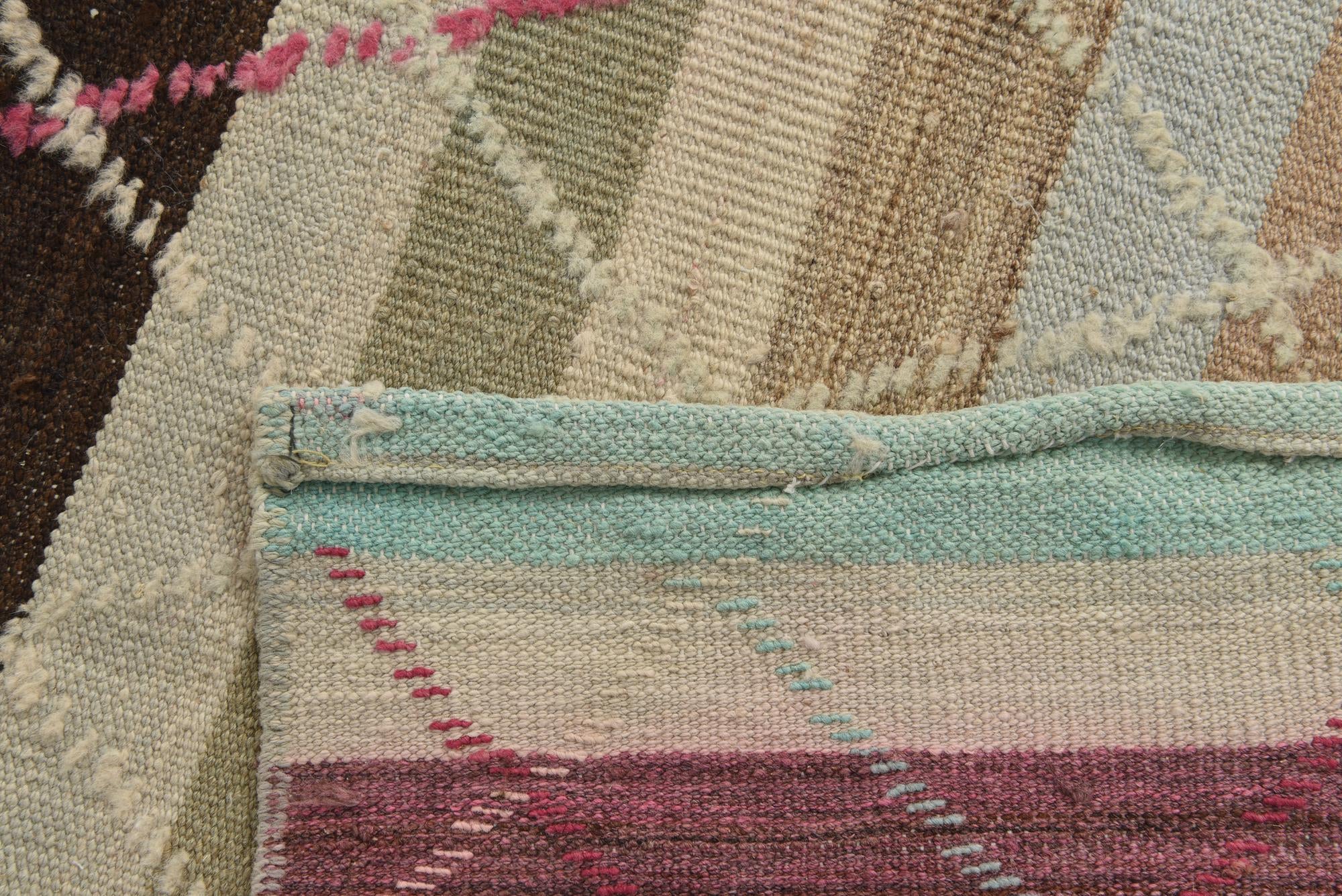 6' 3 x 10' Hand Knotted Moroccan Wool Rug