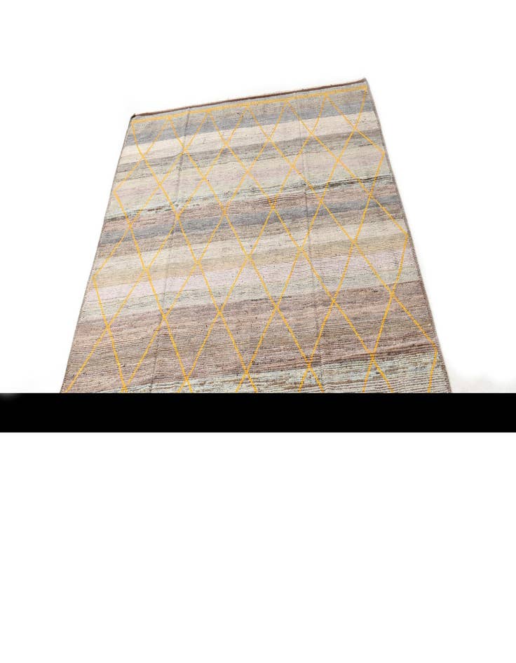 Detail image of 8' 3 x 10' 3 Hand Knotted Moroccan Wool Rug