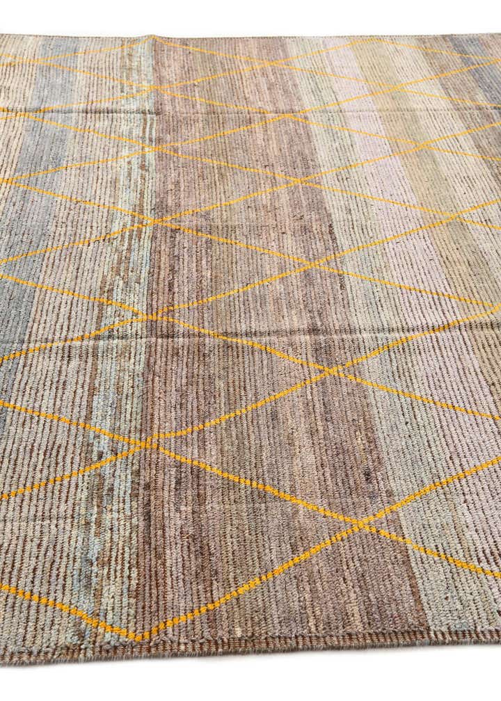 8' 3 x 10' 3 Hand Knotted Moroccan Wool Rug