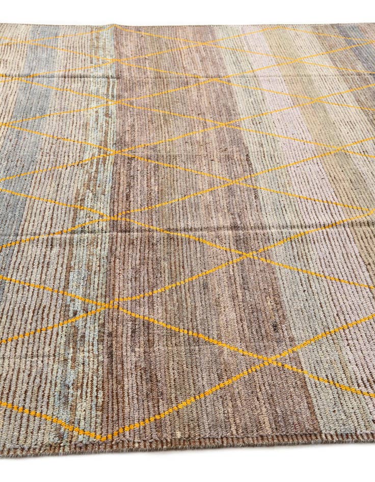 Detail image of 8' 3 x 10' 3 Hand Knotted Moroccan Wool Rug