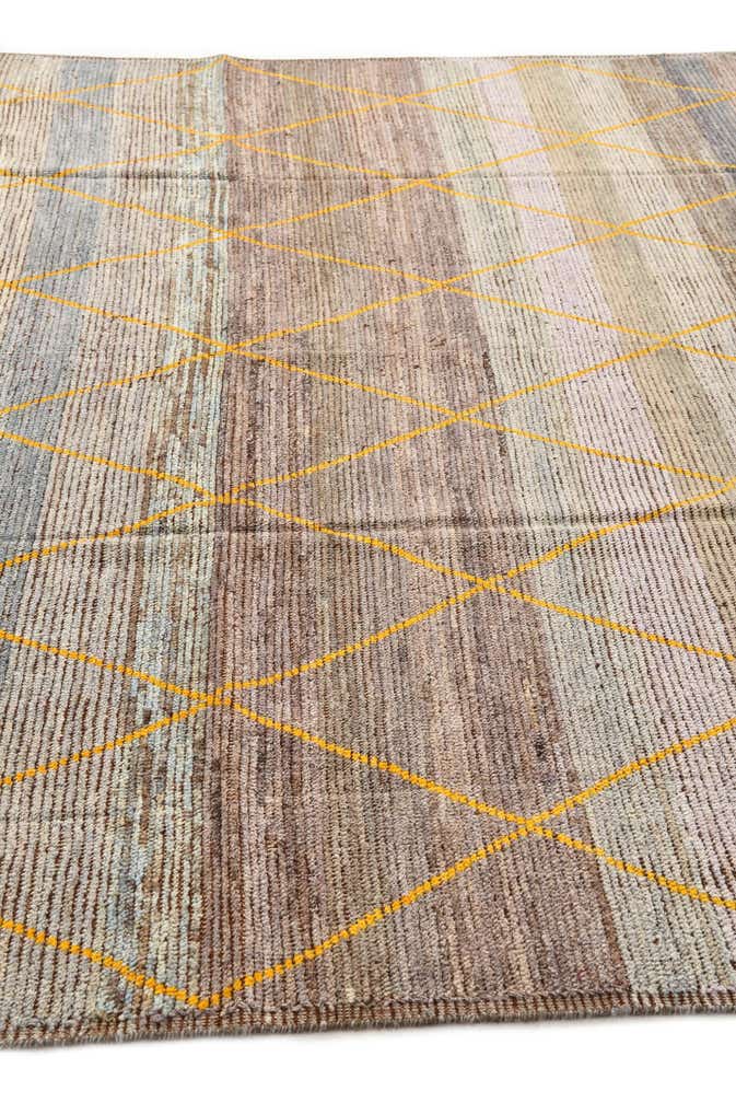 8' 3 x 10' 3 Hand Knotted Moroccan Wool Rug