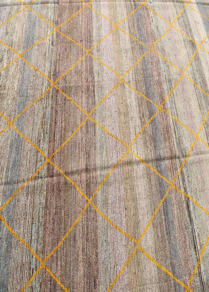 8' 3 x 10' 3 Hand Knotted Moroccan Wool Rug