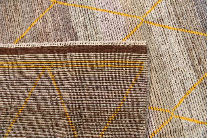 8' 3 x 10' 3 Hand Knotted Moroccan Wool Rug