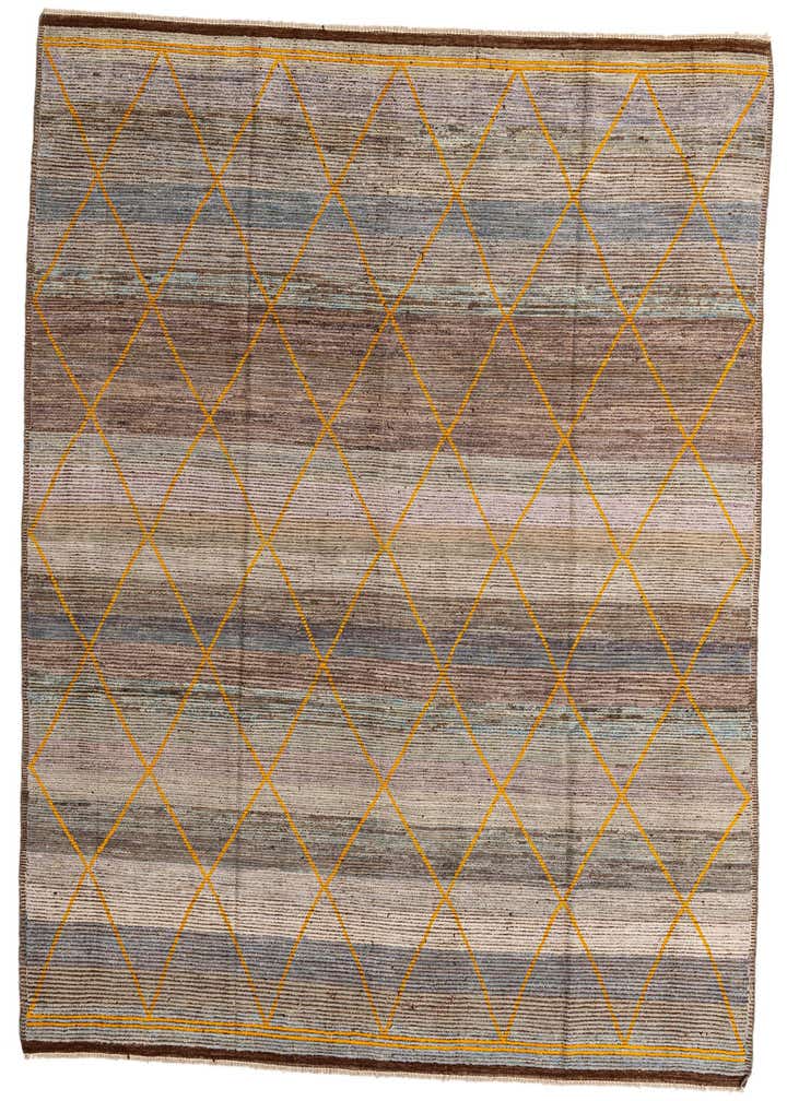 8' 3 x 10' 3 Hand Knotted Moroccan Wool Rug