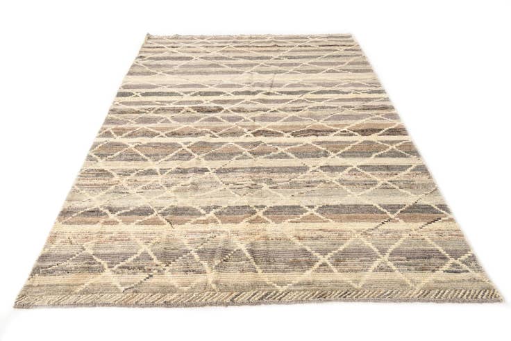 Detailansicht von 175cm x 275cm Handgeknüpft Marokkanisch Wolle Teppich