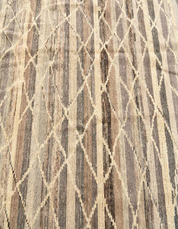 Detail image of 5' 9 x 9'  Hand Knotted Moroccan Wool Rug