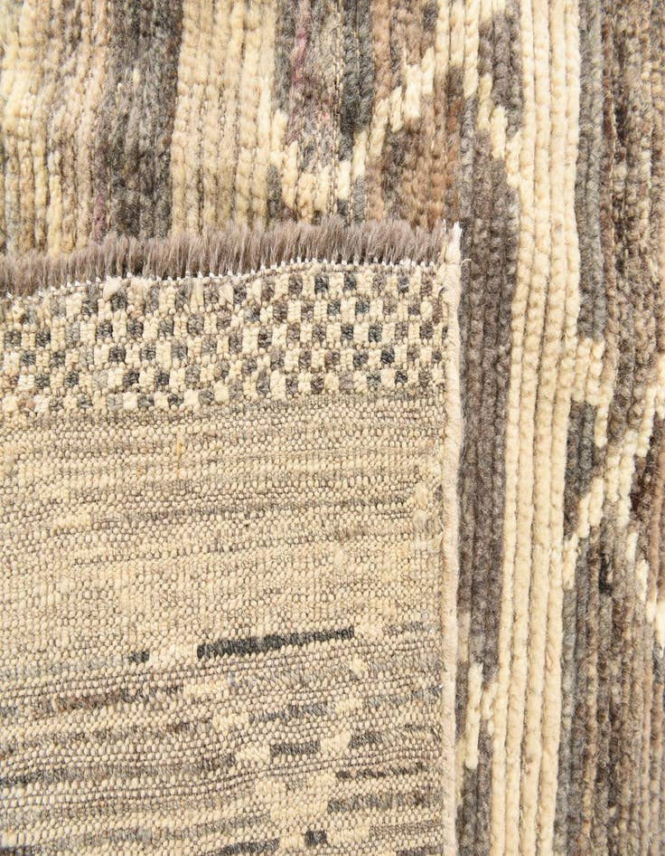 Detail image of 5' 9 x 9'  Hand Knotted Moroccan Wool Rug