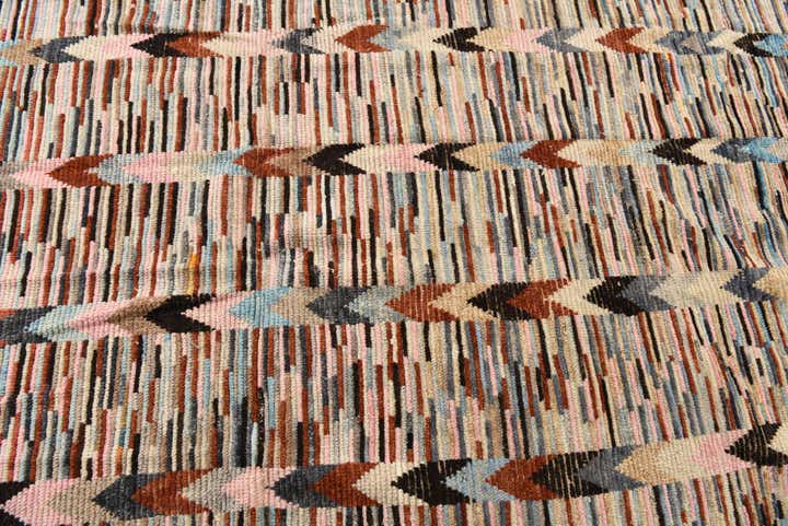 6' 3 x 9' 4 Hand Knotted Moroccan Wool Rug