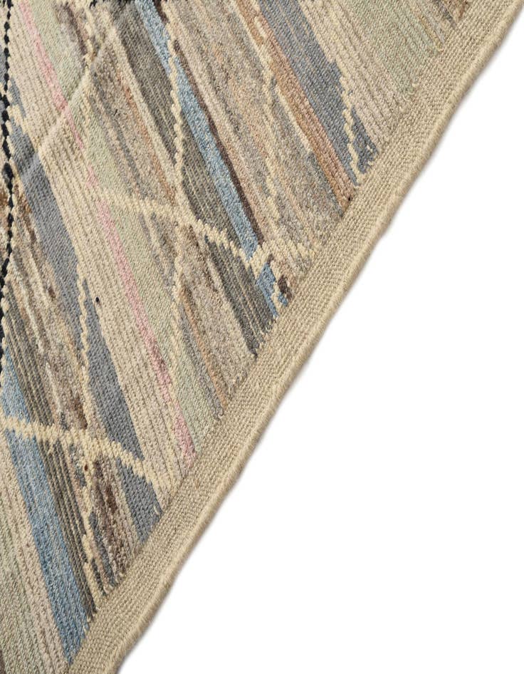 Detail image of 8' 2 x 10'  Hand Knotted Moroccan Wool Rug