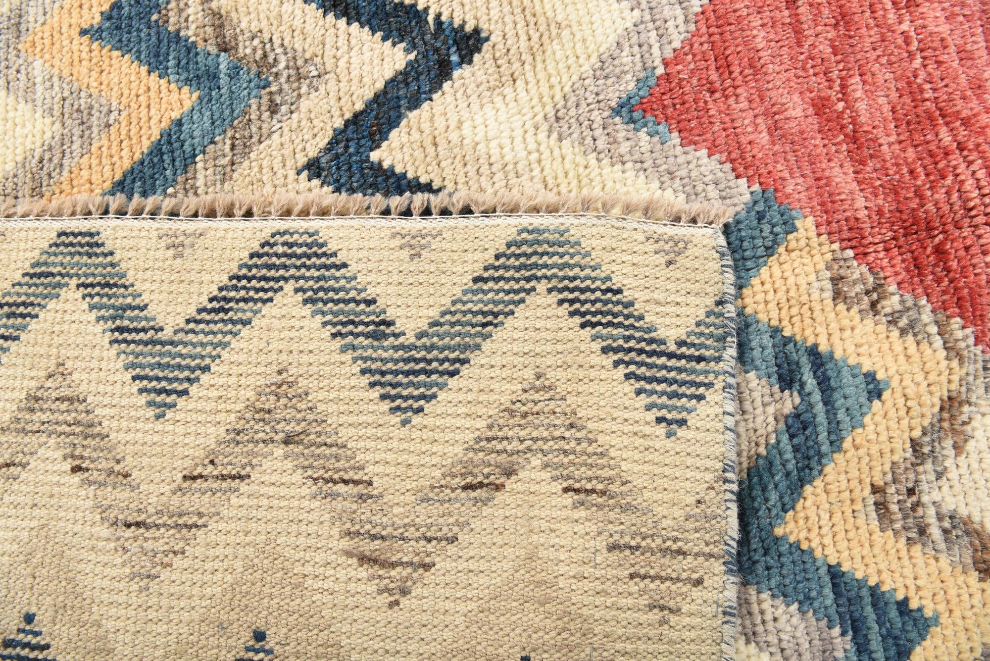 5' 9 x 8' Hand Knotted Moroccan Wool Rug