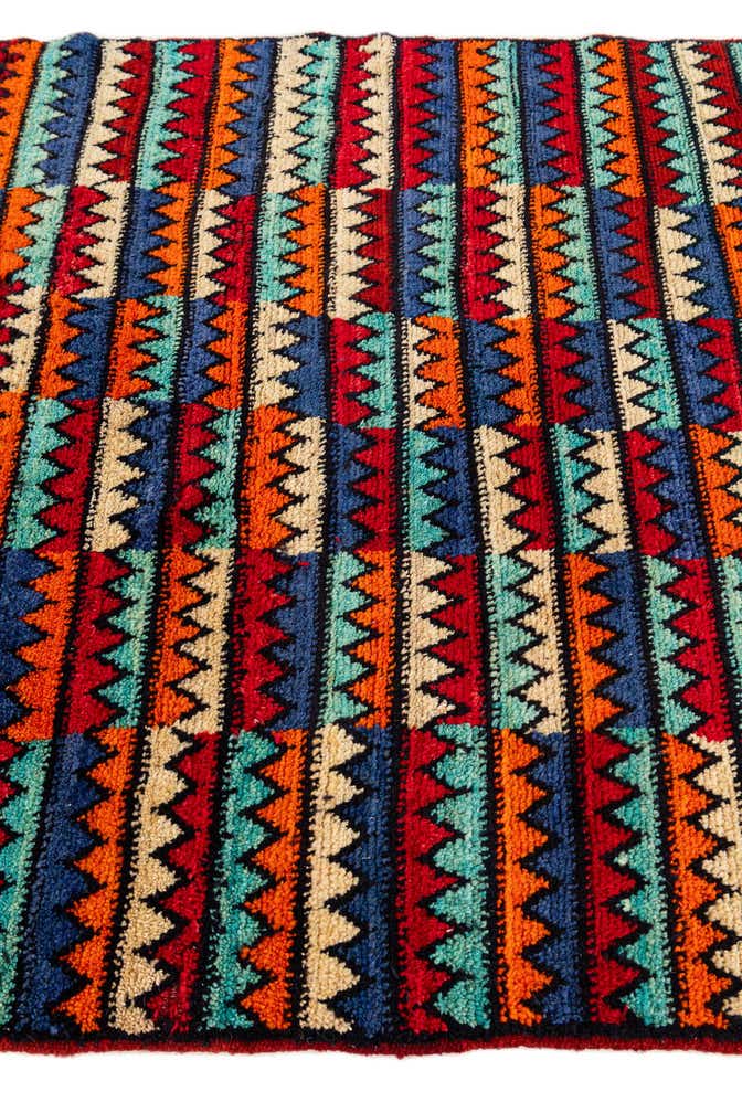 4' 2 x 5' 9 Hand Knotted Moroccan Wool Rug