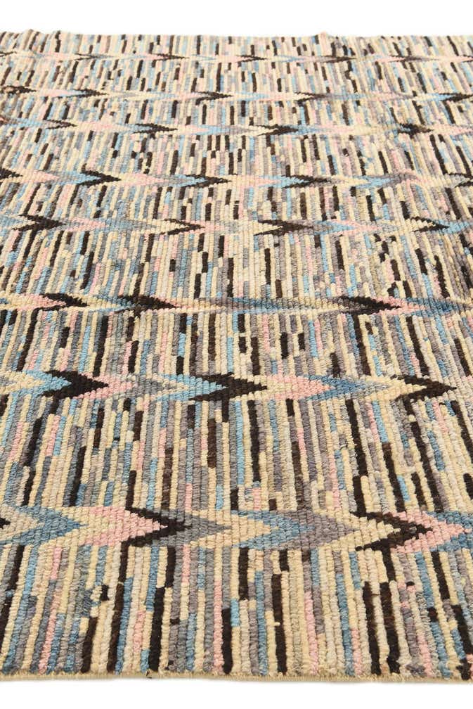 8' 9 x 10' 5 Hand Knotted Moroccan Wool Rug