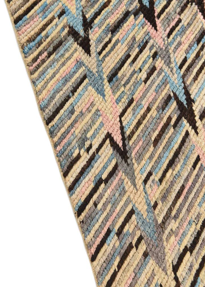 8' 9 x 10' 5 Hand Knotted Moroccan Wool Rug