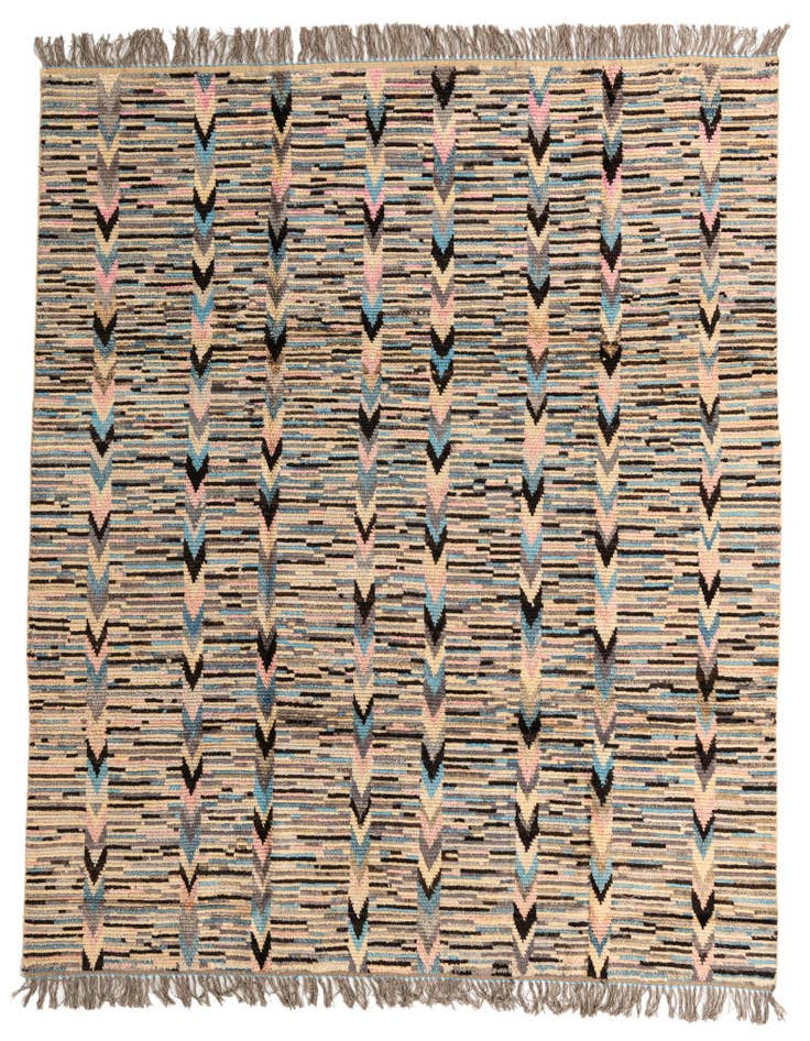 Detail image of 8' 9 x 10' 5 Hand Knotted Moroccan Wool Rug