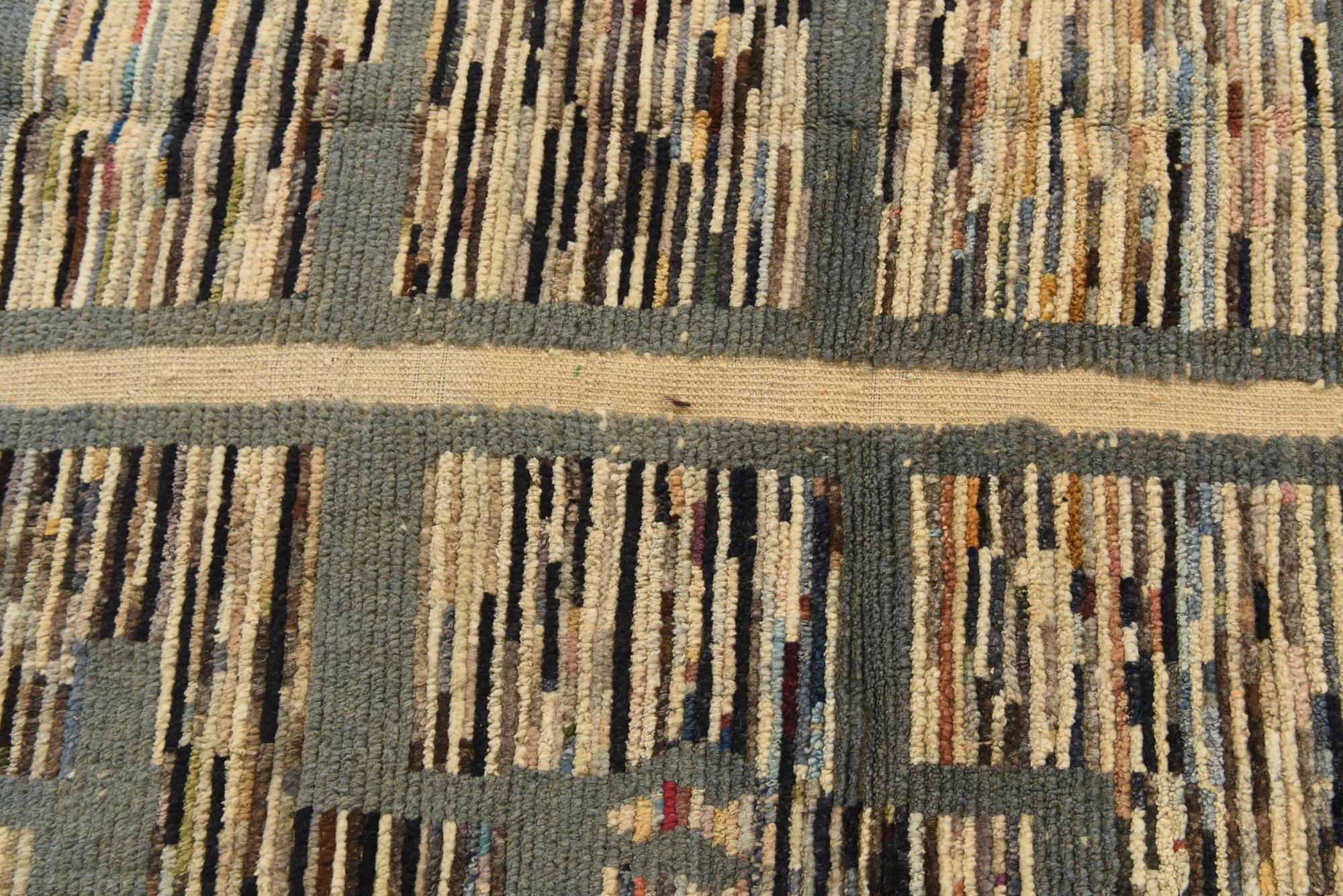 5' 8 x 10' Hand Knotted Moroccan Wool Rug