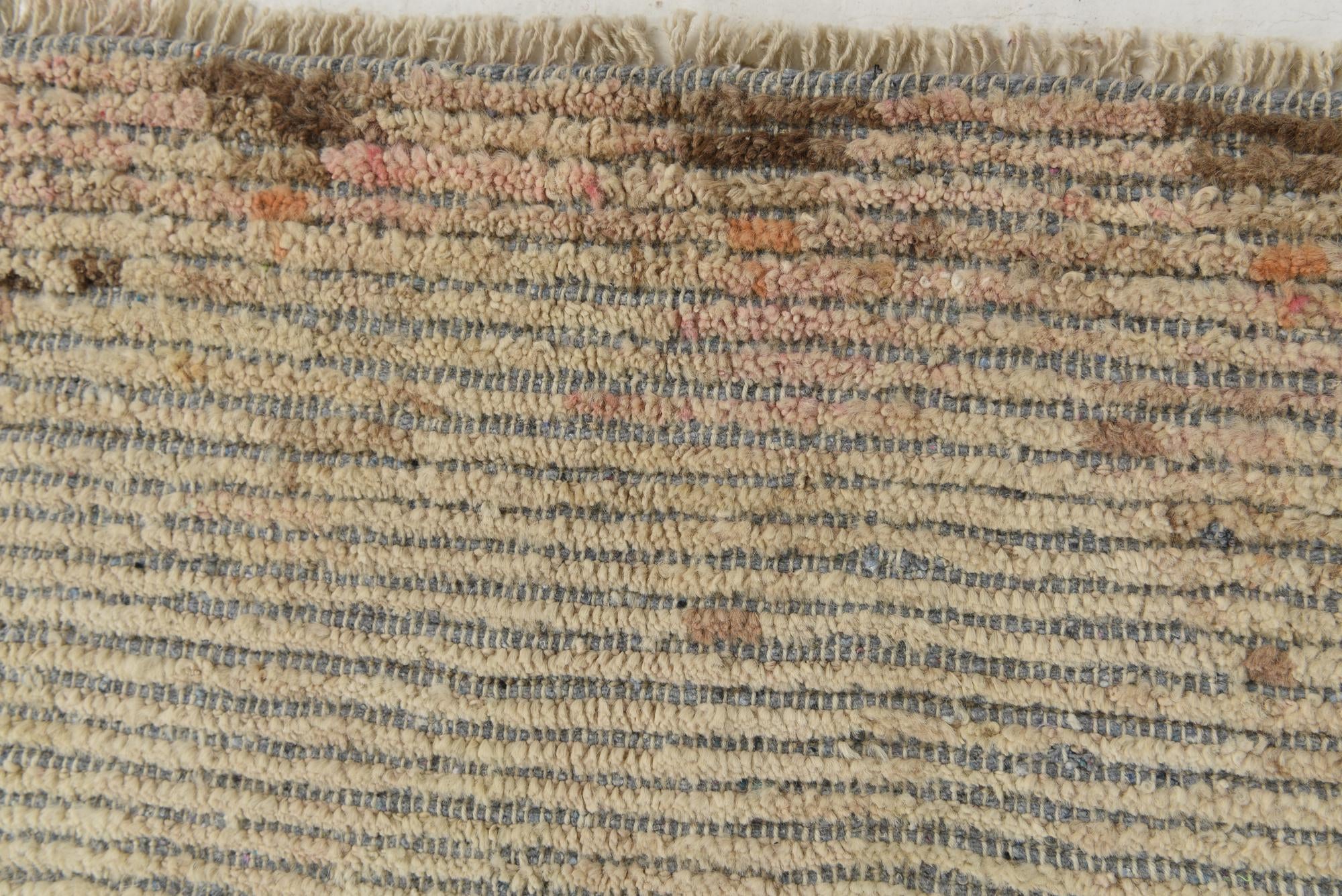 4' 8 x 7' 8 Hand Knotted Moroccan Wool Rug
