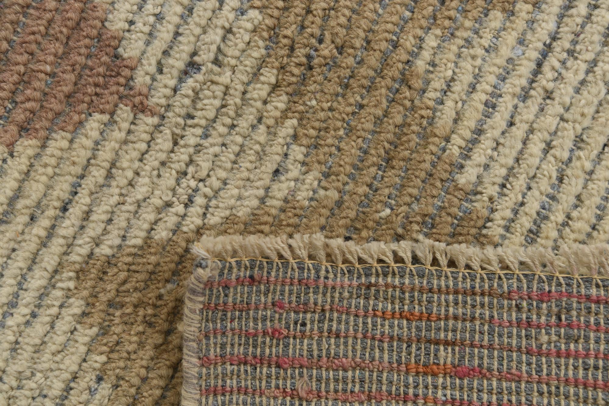 4' 8 x 7' 8 Hand Knotted Moroccan Wool Rug