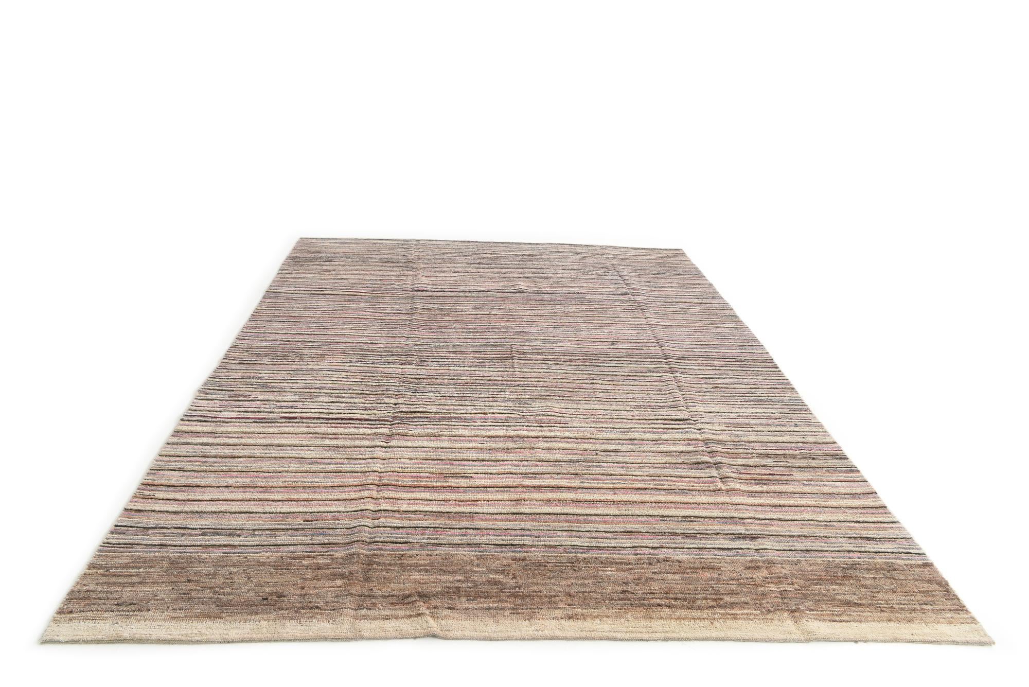 8' x 10' Hand Knotted Moroccan Wool Rug