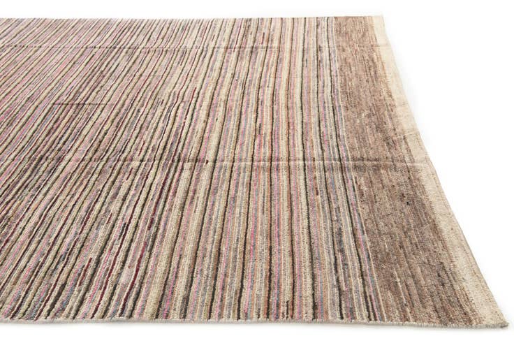 Detail image of 8' x 10' Hand Knotted Moroccan Wool Rug