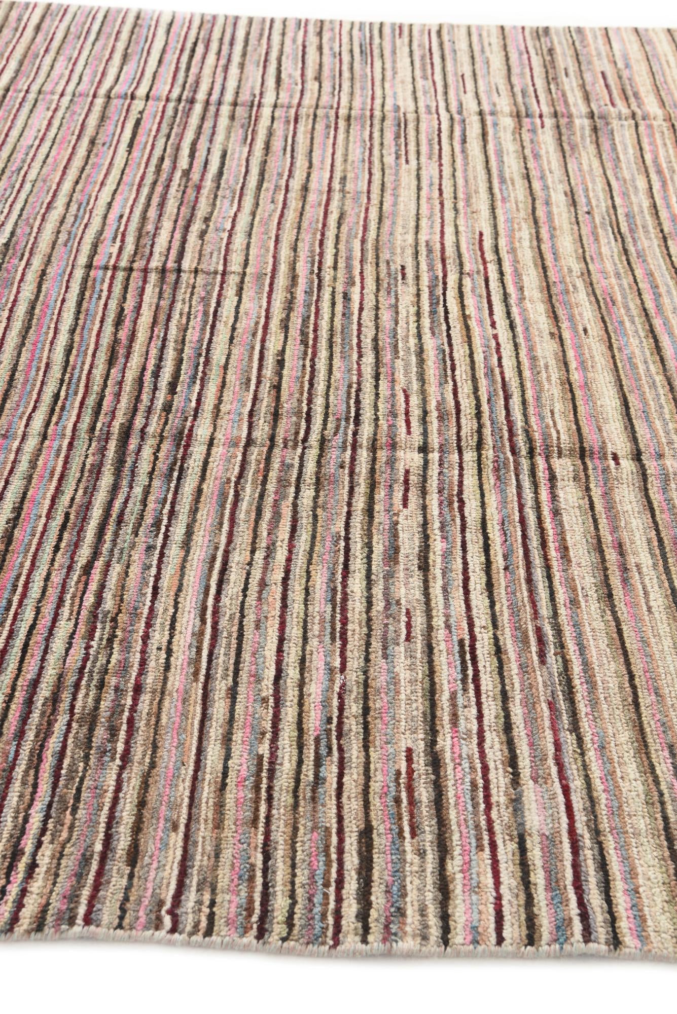 8' x 10' Hand Knotted Moroccan Wool Rug