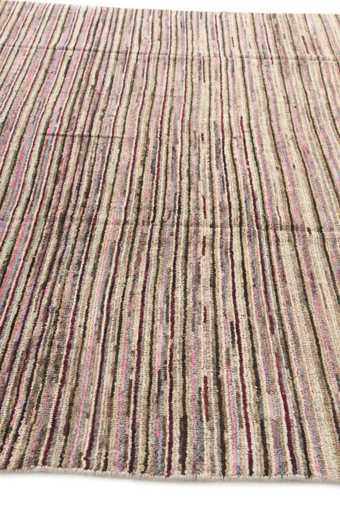 8' x 10' Hand Knotted Moroccan Wool Rug