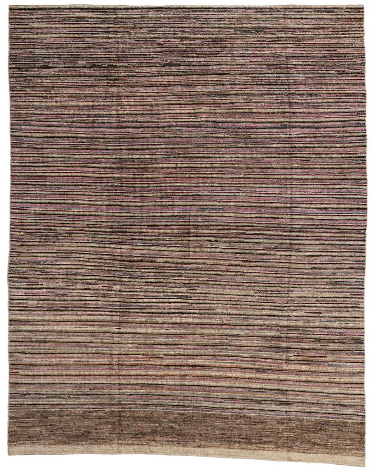 Detail image of 8' x 10' Hand Knotted Moroccan Wool Rug