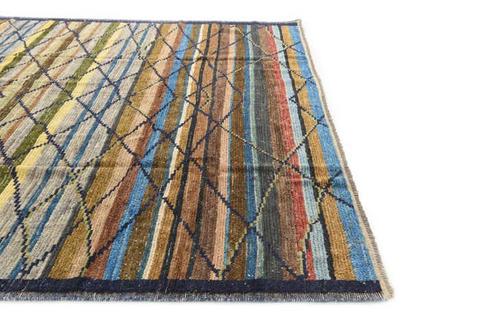 8' 3 x 10' 3 Hand Knotted Moroccan Wool Rug