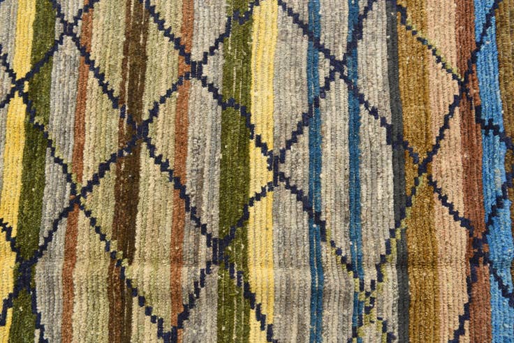 Detail image of 8' 3 x 10' 3 Hand Knotted Moroccan Wool Rug