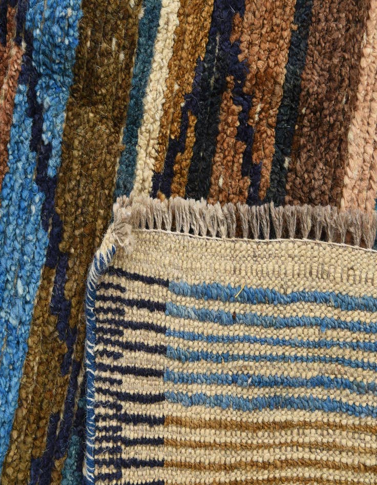 Detail image of 8' 3 x 10' 3  Hand Knotted Moroccan Wool Rug