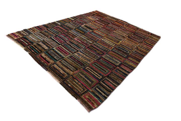 7' 5 x 9' 10 Hand Knotted Moroccan Wool Rug