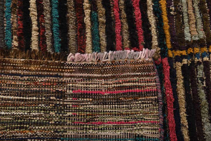 7' 5 x 9' 10 Hand Knotted Moroccan Wool Rug