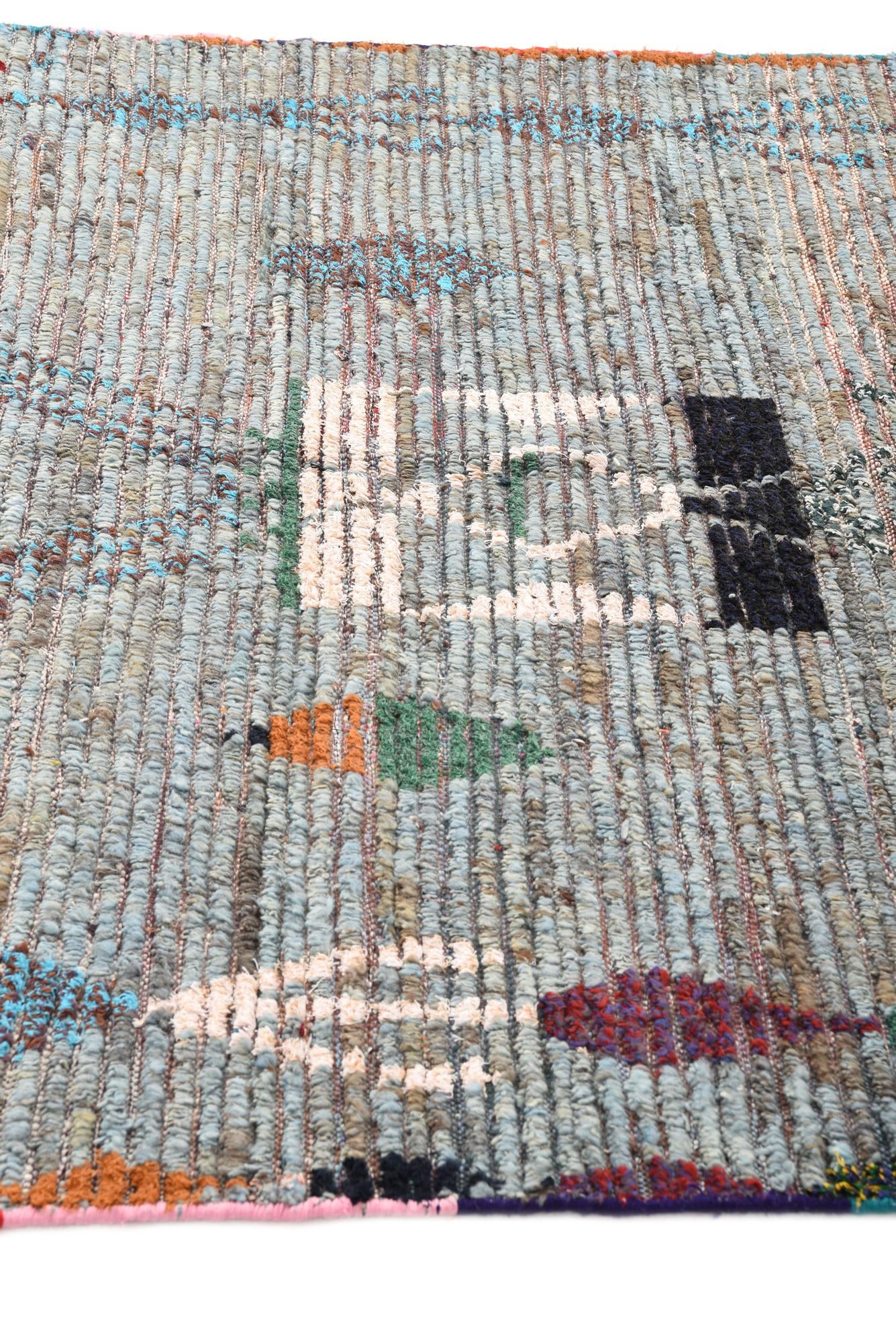 5' x 8' Hand Knotted Moroccan Wool Rug