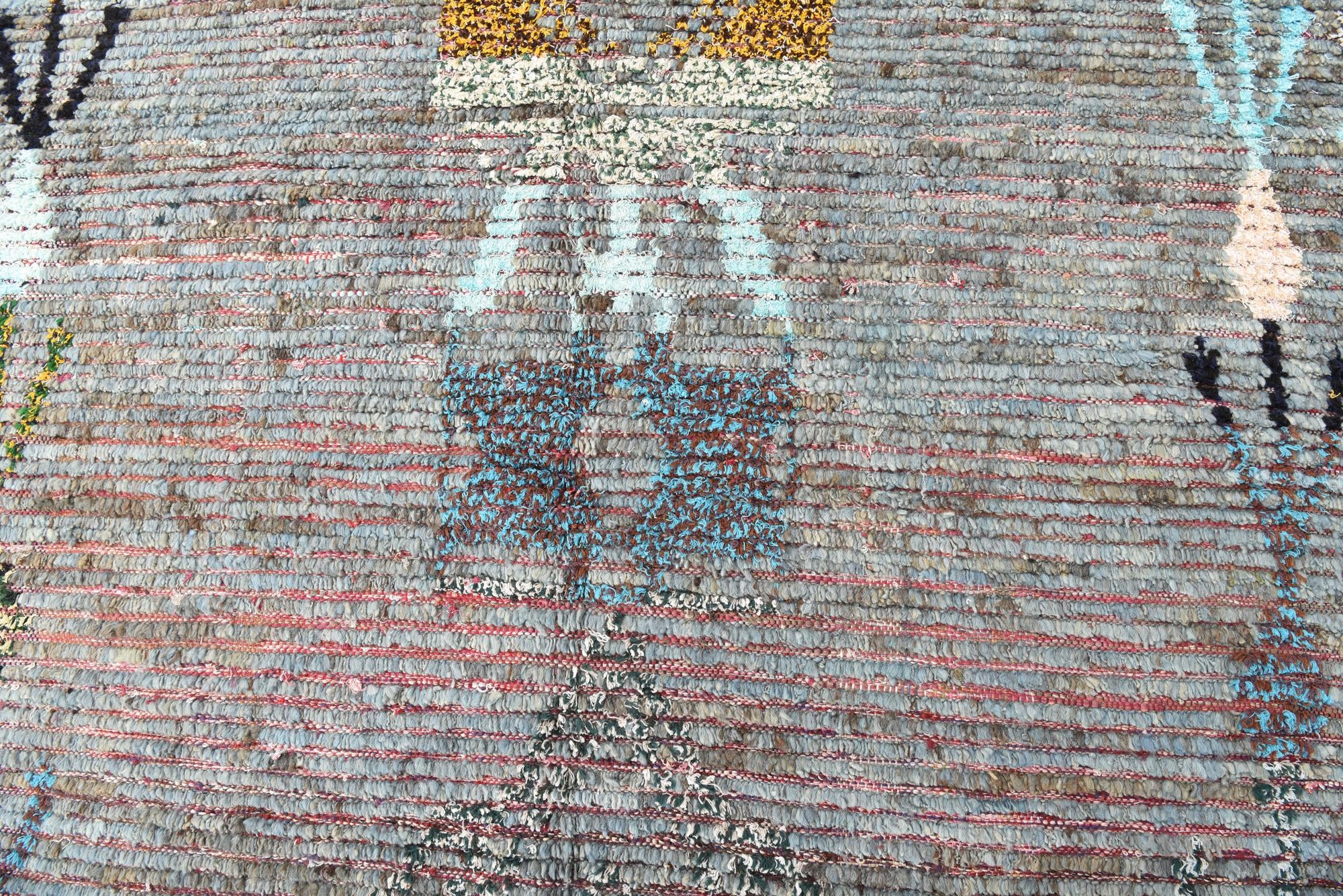 5' x 8' Hand Knotted Moroccan Wool Rug