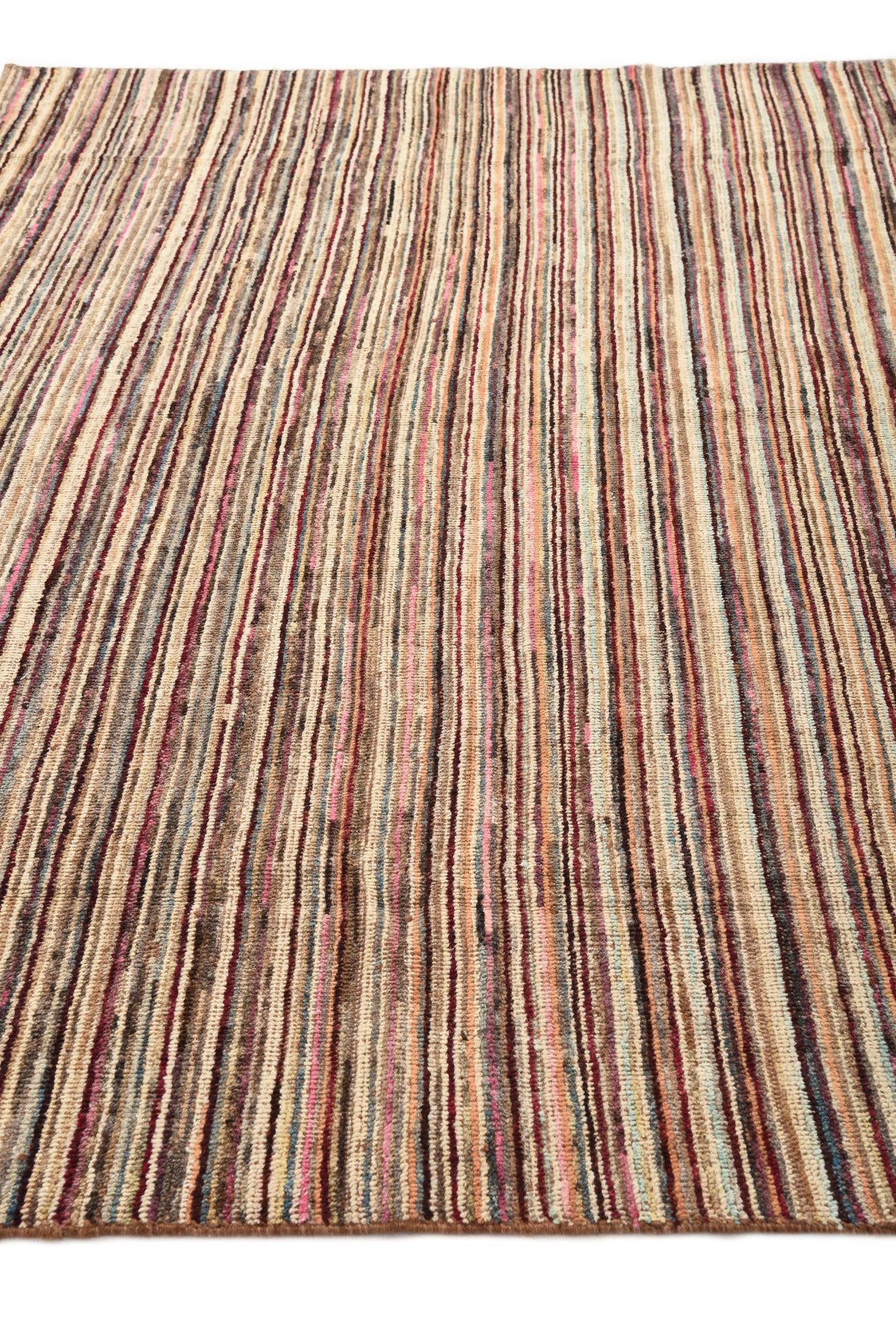 8' x 10' Hand Knotted Moroccan Wool Rug