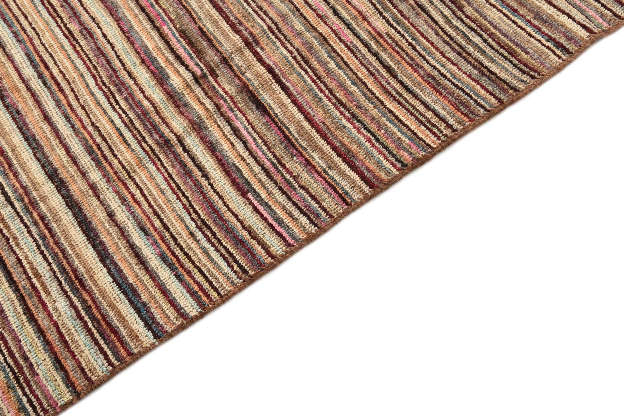 8' x 10' Hand Knotted Moroccan Wool Rug