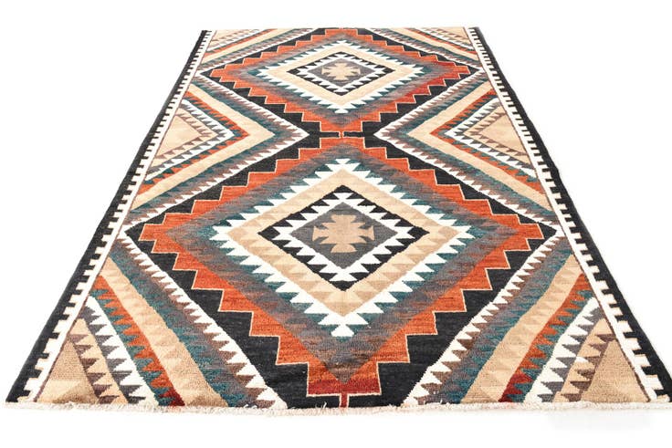 Detail image of 6' 8 x 10' 1 Hand Knotted Moroccan Wool Rug