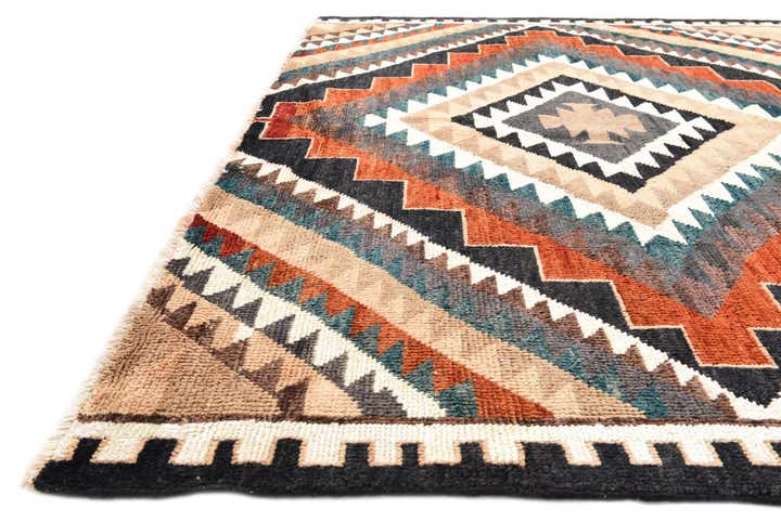 6' 8 x 10' 1 Hand Knotted Moroccan Wool Rug