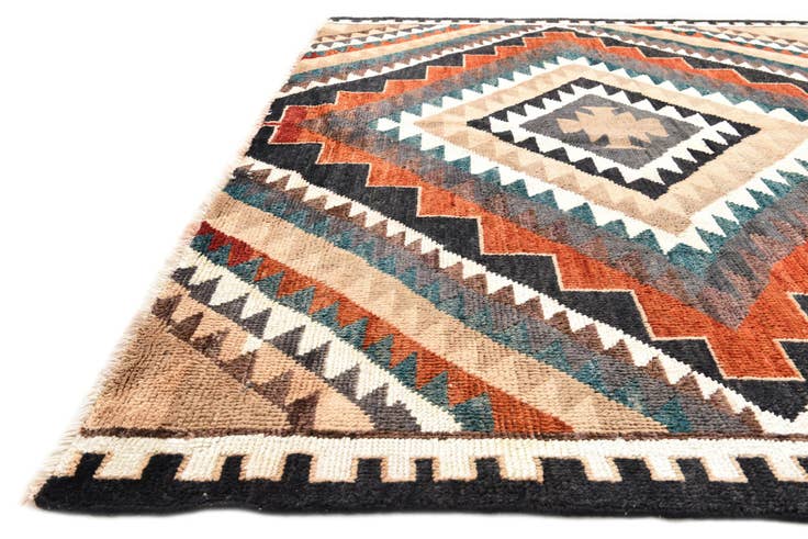 Detail image of 6' 8 x 10' 1 Hand Knotted Moroccan Wool Rug
