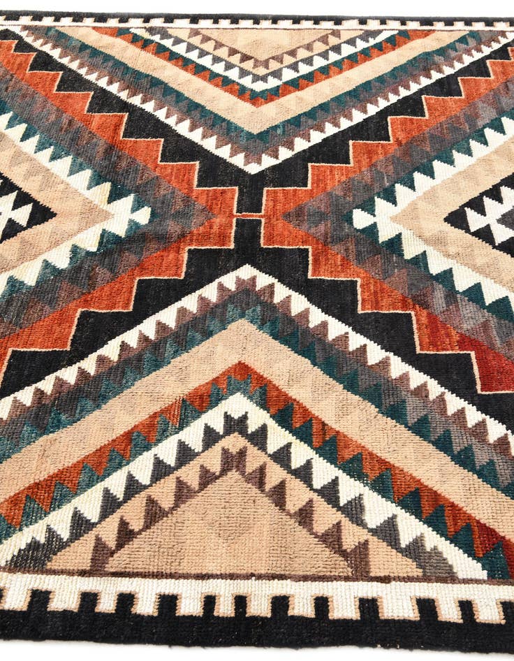 Detail image of 6' 8 x 10' 1  Hand Knotted Moroccan Wool Rug