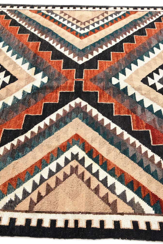 6' 8 x 10' 1 Hand Knotted Moroccan Wool Rug