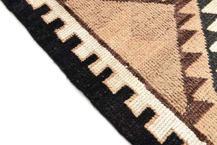 6' 8 x 10' 1 Hand Knotted Moroccan Wool Rug