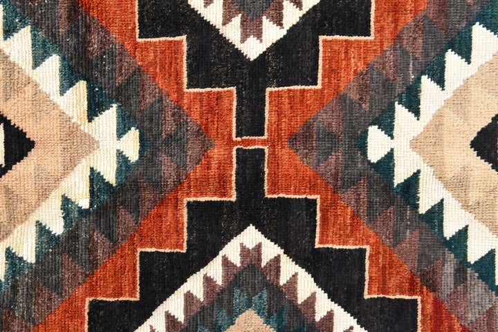 6' 8 x 10' 1 Hand Knotted Moroccan Wool Rug
