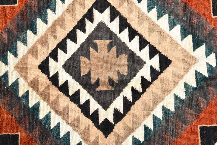 6' 8 x 10' 1 Hand Knotted Moroccan Wool Rug