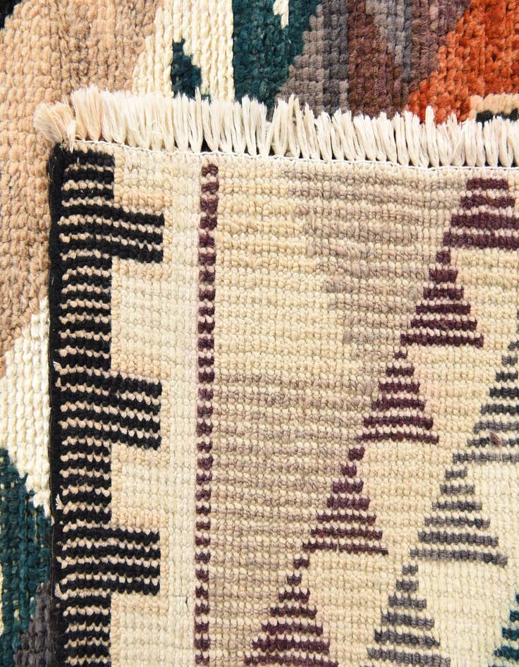 Detail image of 6' 8 x 10' 1  Hand Knotted Moroccan Wool Rug